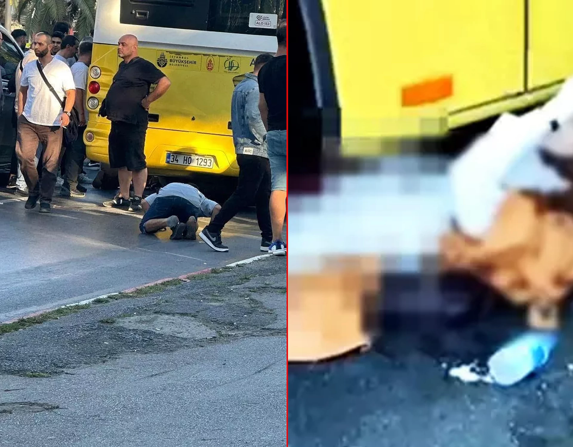 İstanbul'da feci bir olay gerçekleşti! Hamile kadın İETT otobüsünün altında kaldı
